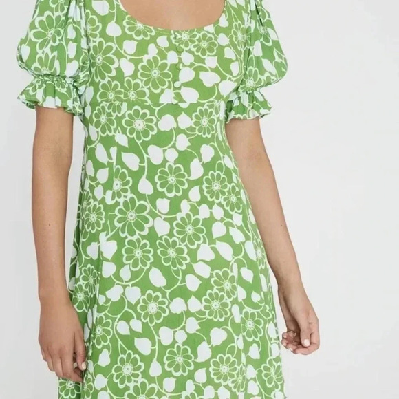 Faithfull The Brand La Barben Mini Dress Cleo Floral Print Women's Size Medium. - Picture 3 of 16